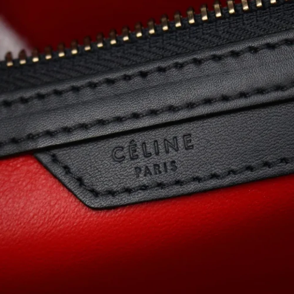 Celine Vintage Pre-owned Leather celine-bags Blue Dames
