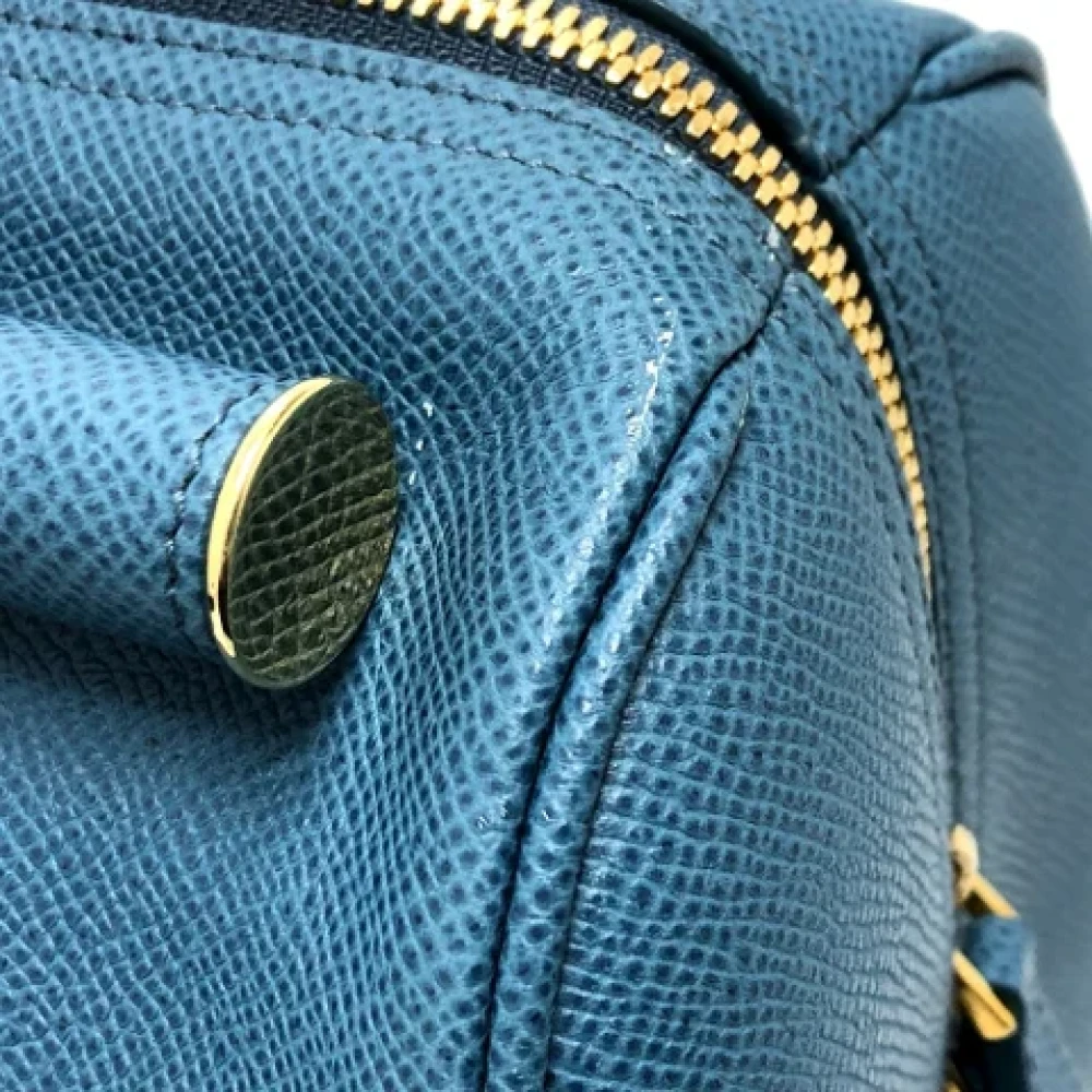 Dolce & Gabbana Pre-owned Leather handbags Blue Unisex