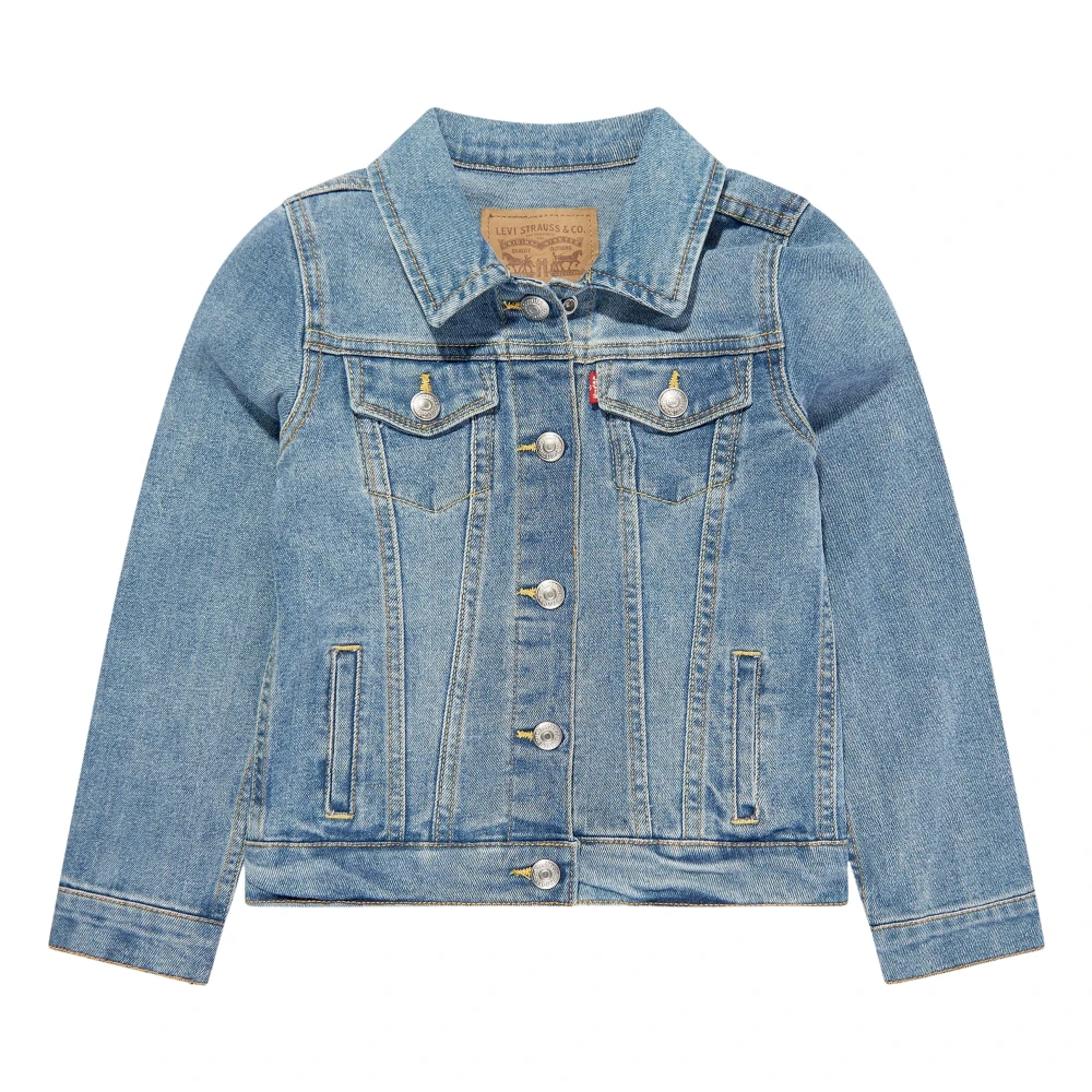 Levi's Girls Blue Light Jackets, 2 Y, Stretch Trucker Jacket