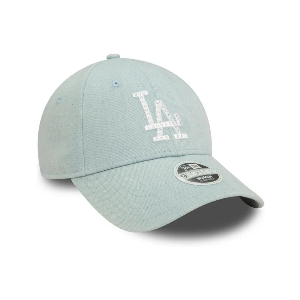 new era Celeste Dodgers Diamante Denim Pet Blue Heren