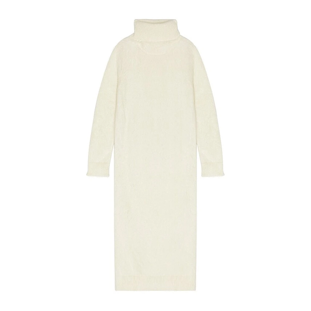 Saint Laurent Knitted Dresses White Dames