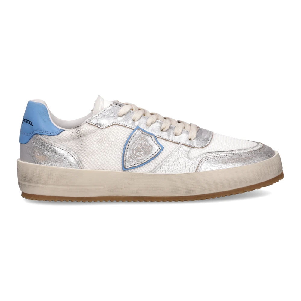 Philippe Model Uomo Bianco Nice Tennis Sneakers
