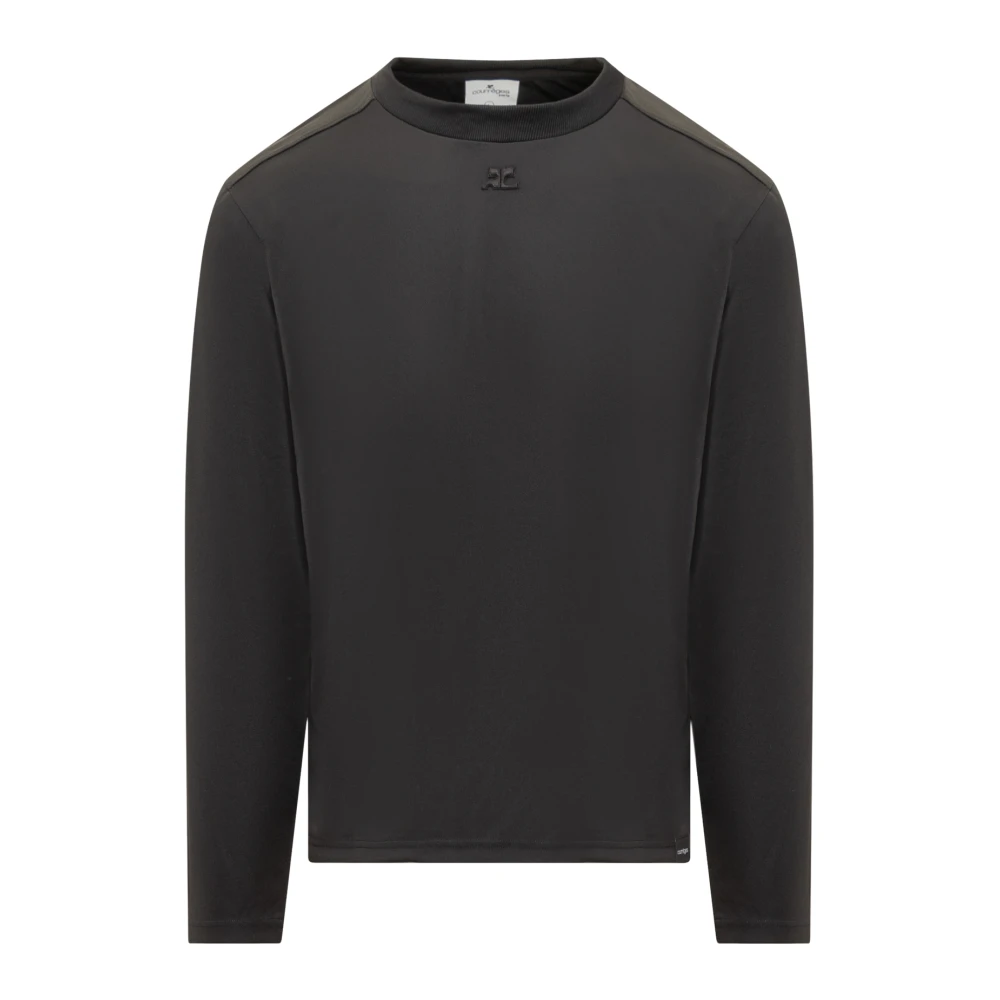 Courrèges Stijlvolle longsleeve T-shirt Black Heren