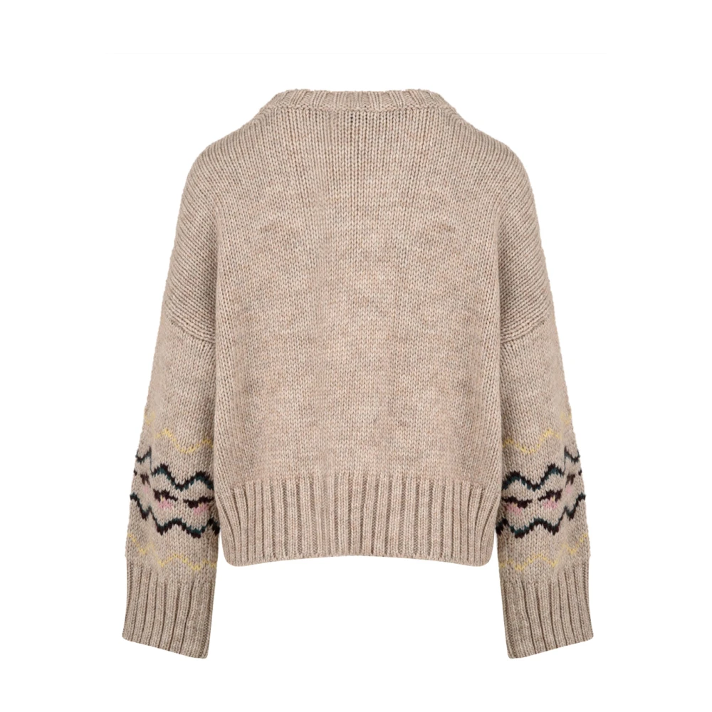 Beatrice .b Stijlvolle Coquille Sweater Brown Dames