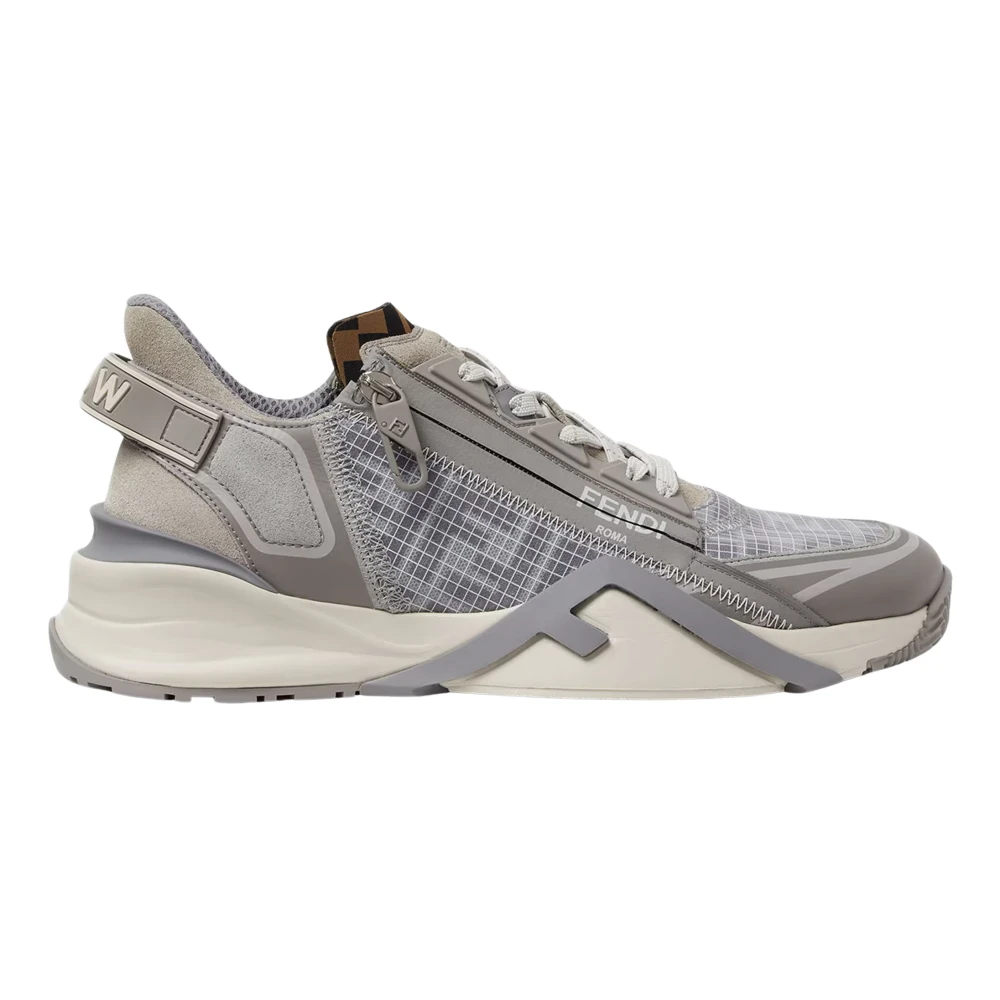 Fendi Flow Slip-On Sneaker - Male - Sneakers - Gray - 11 Uk - Shoes