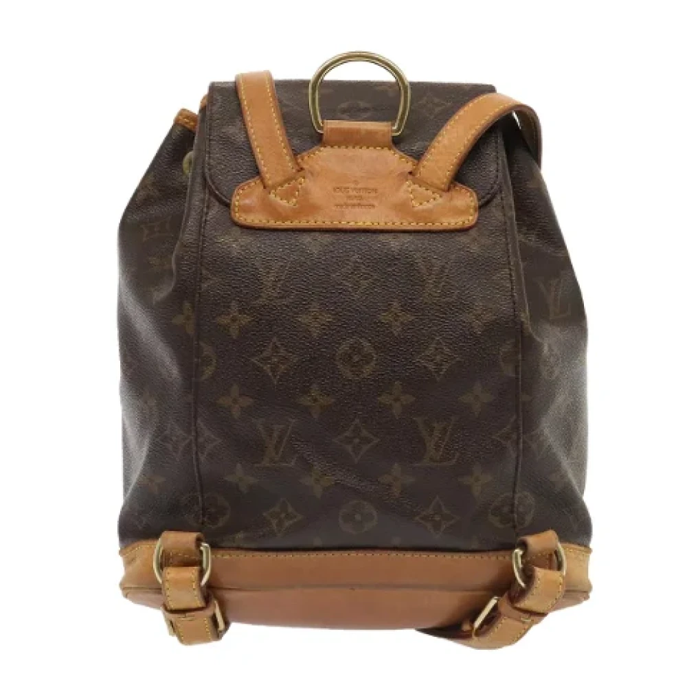 Louis Vuitton Vintage Pre-owned Canvas backpacks Brown Dames