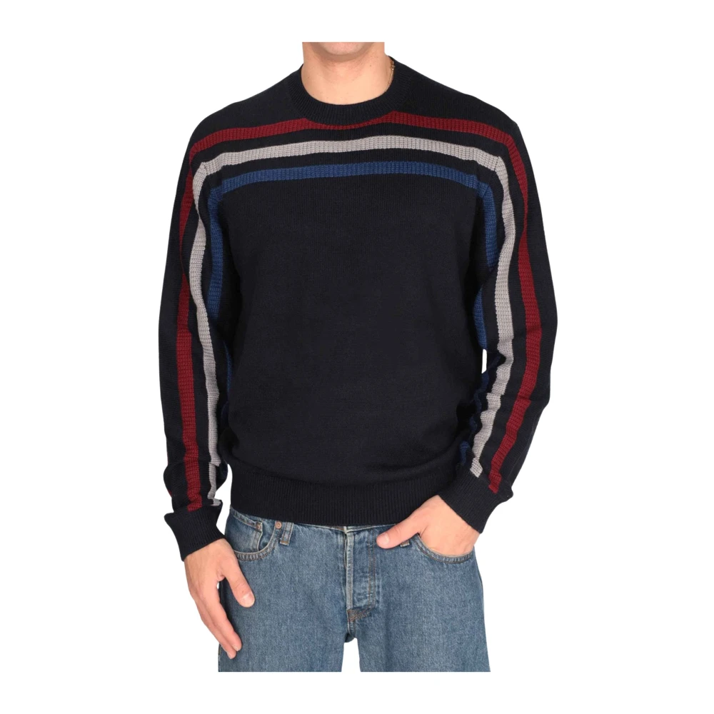 Armani Exchange Mannelijk Multicolor Ronde Hals Trui