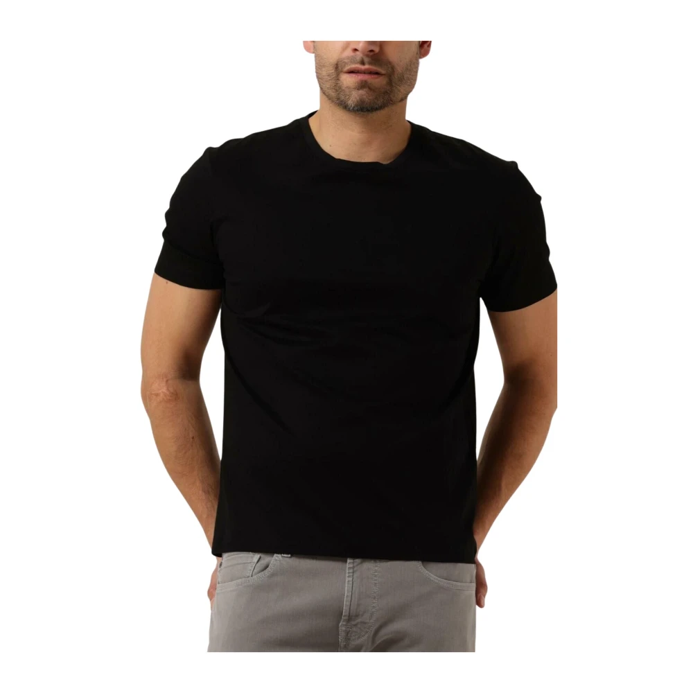 Boss Mannelijk Zwart Tops Heren, M, Tessler 150 T-Shirt