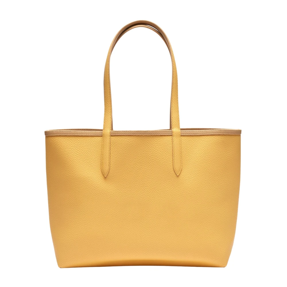 Lacoste Anna Schoudertas in Zwart Yellow Dames