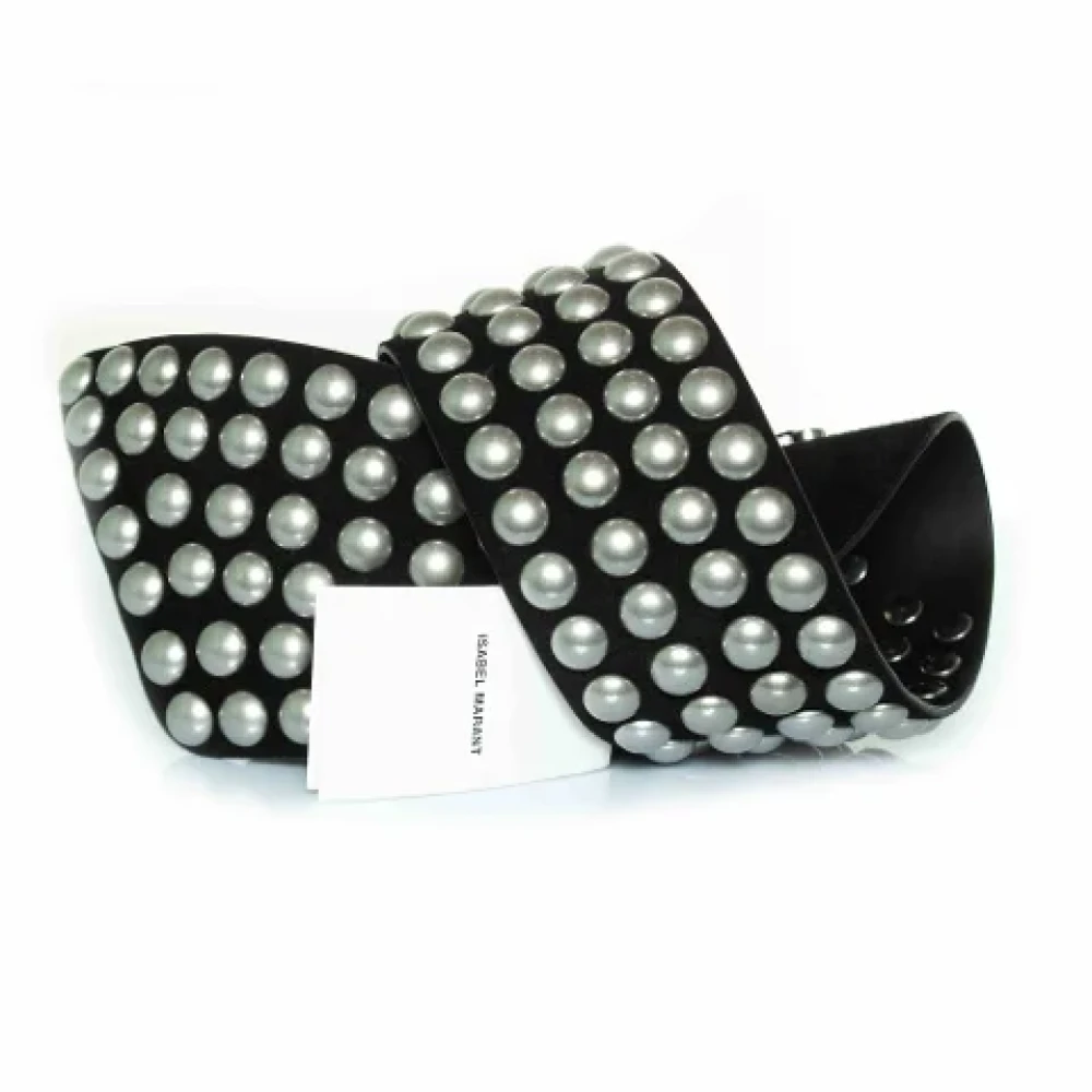 Isabel Marant Pre-owned Leather belts Black Dames
