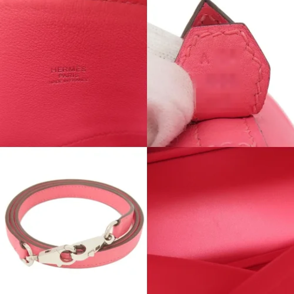 Hermès Vintage Pre-owned Fabric handbags Pink Dames