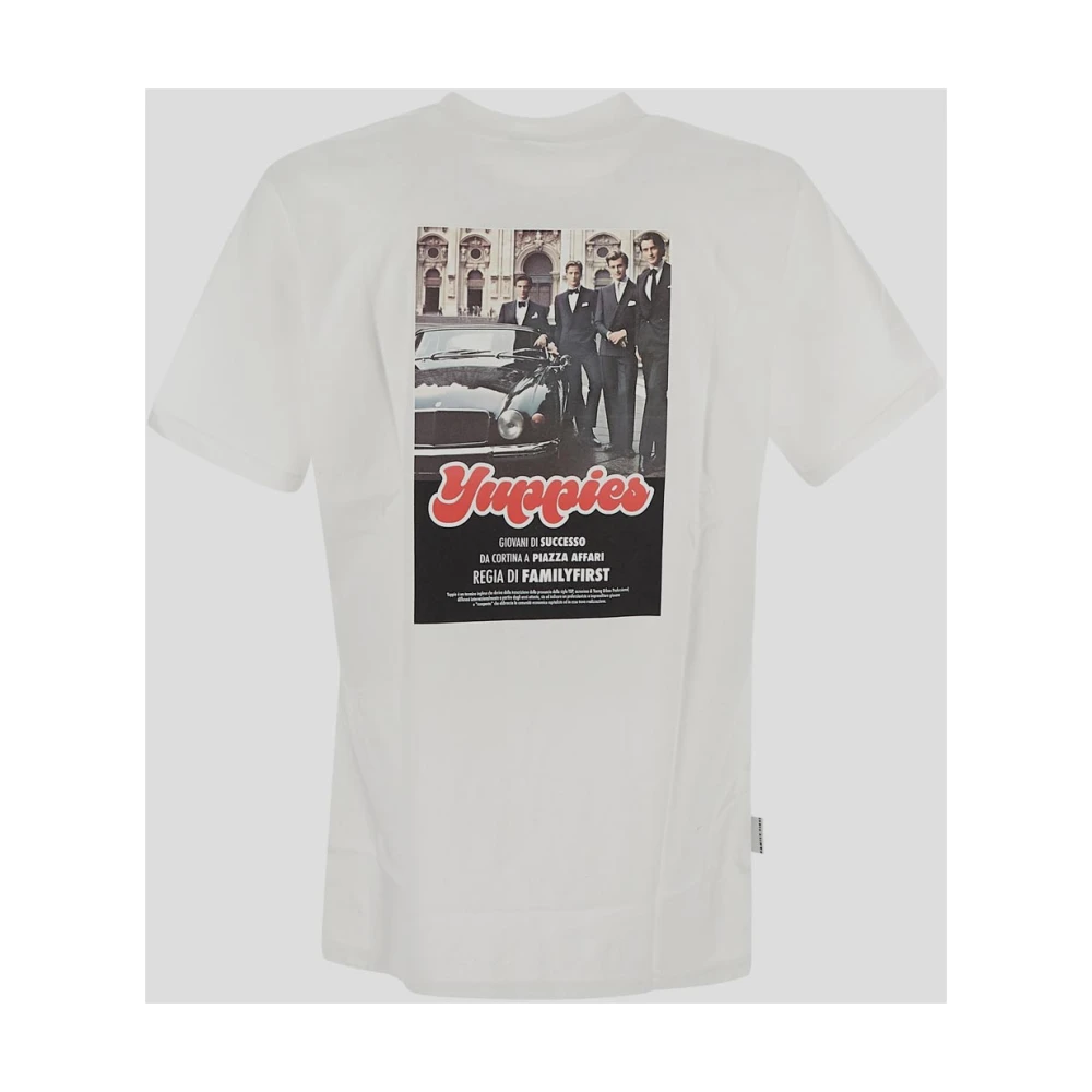 Family First Katoenen Yuppies T-Shirt White Heren