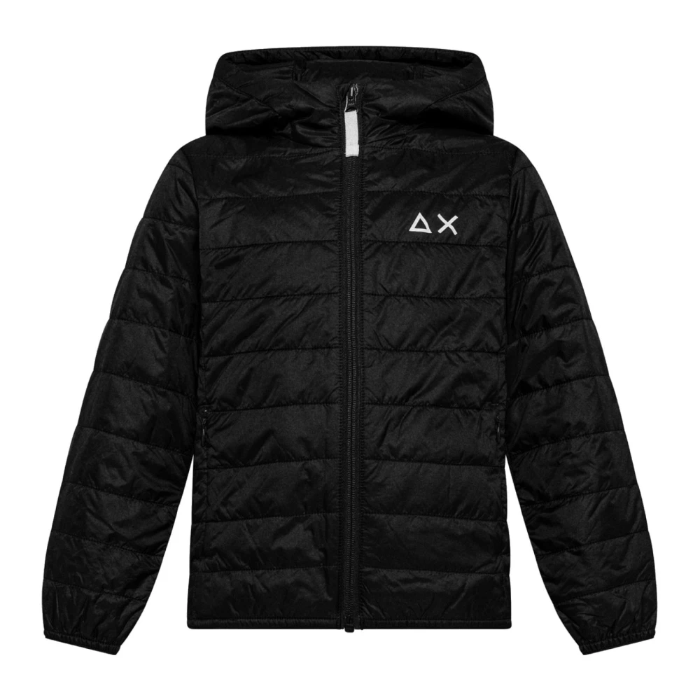 Sun68 Black Bomber Jacket For Kids - Male - Winter Jackets - 14 Y - Kids