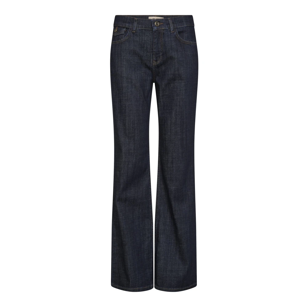 Mos Mosh Blue Nippon Jeans Dark - Female - Bootcut Jeans - W25 - Jeans