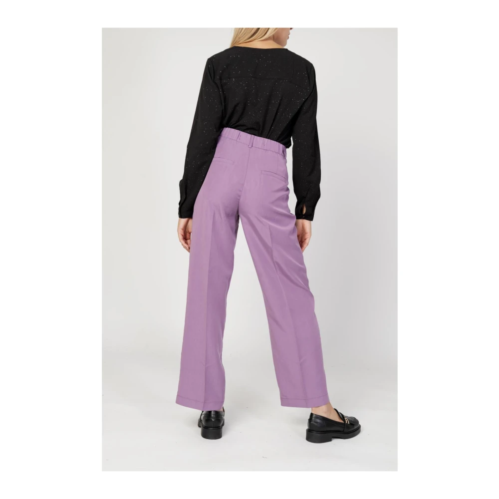 Street One Paarse Moderne Wijde Broek Purple Dames