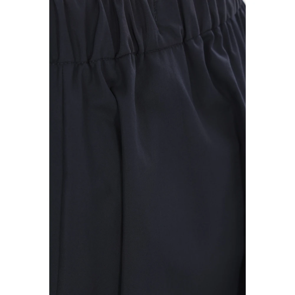 Aspesi Navy Blauwe Cirkelrok Blue Dames