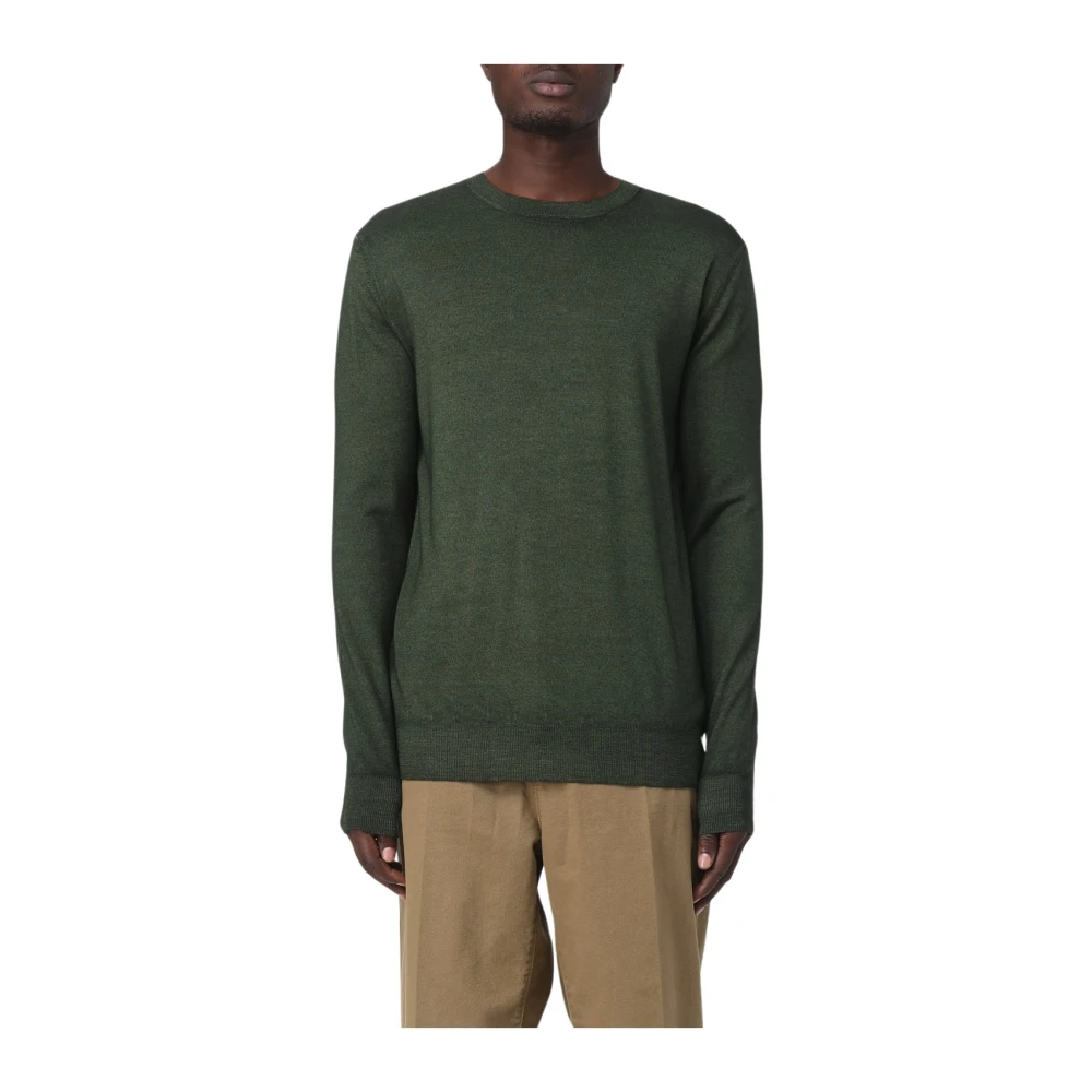Aspesi Crew Neck Sweater Green Heren