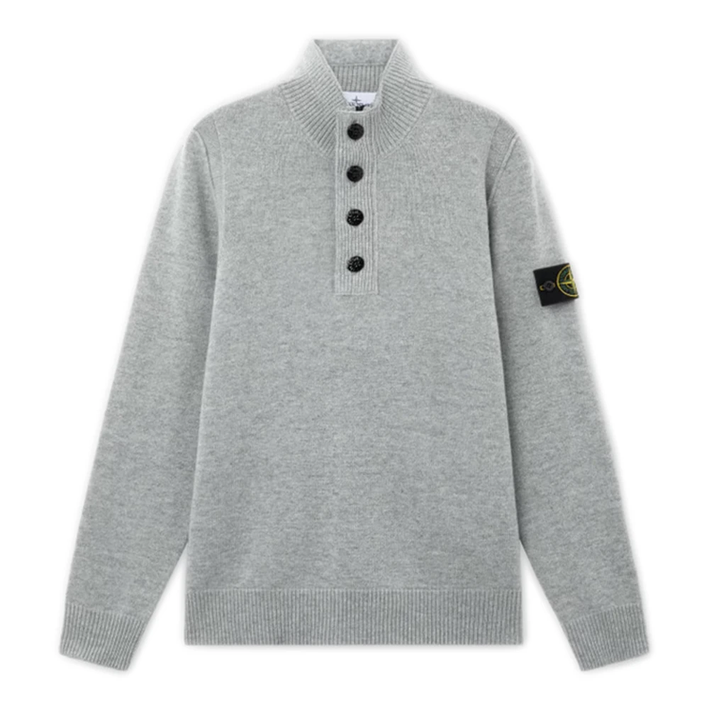 Stone Island , Turtlenecks, Male, Gray, 2XL, Turtleneck Jumper - Image 3