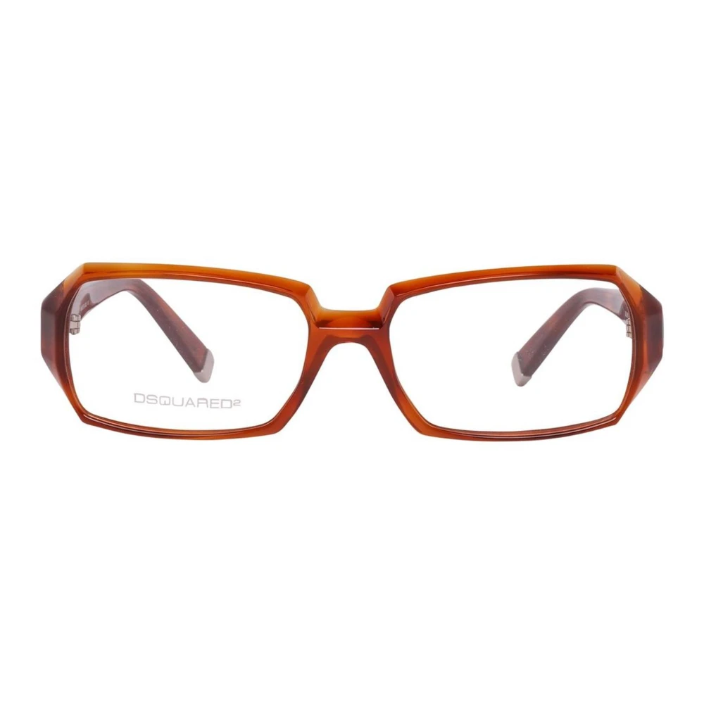 Dsquared2 Bruine Kunststof Frame Bril met Wijzerplaat Brown Dames