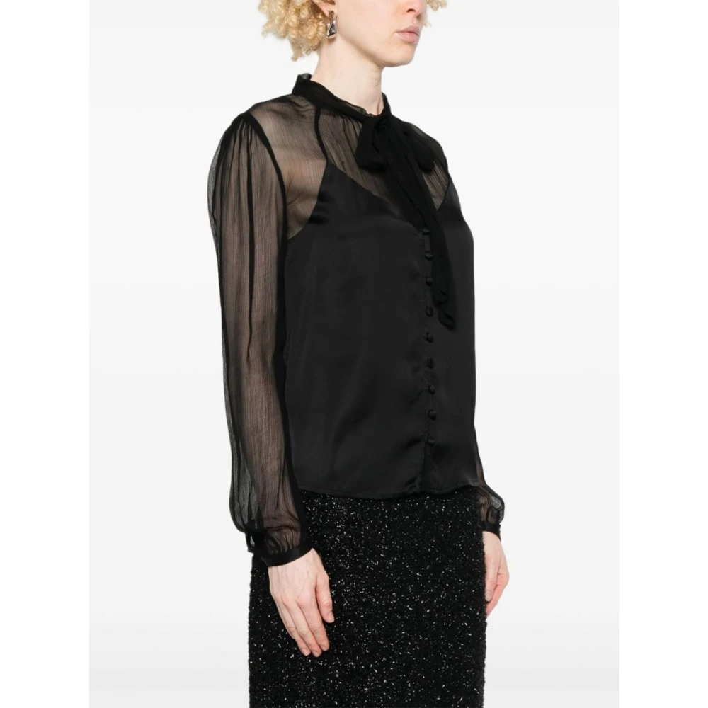 Twinset Zwarte Sweaters voor Vrouwen Aw24 Black Dames