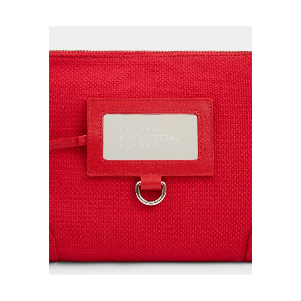 Kenzo Rode tas geïnspireerd op reizen met badgehouder Red Dames