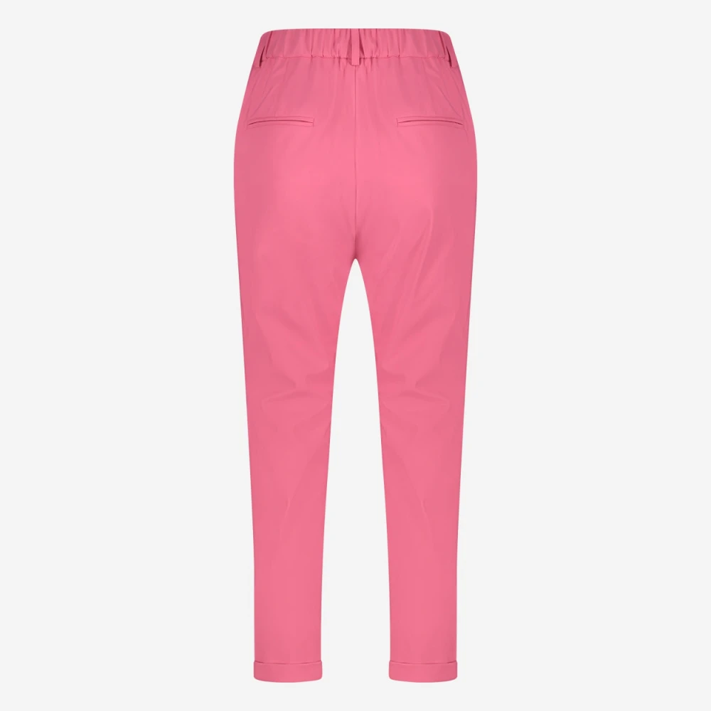Jane Lushka Roze Technische Jersey Cropped Broek Pink Dames