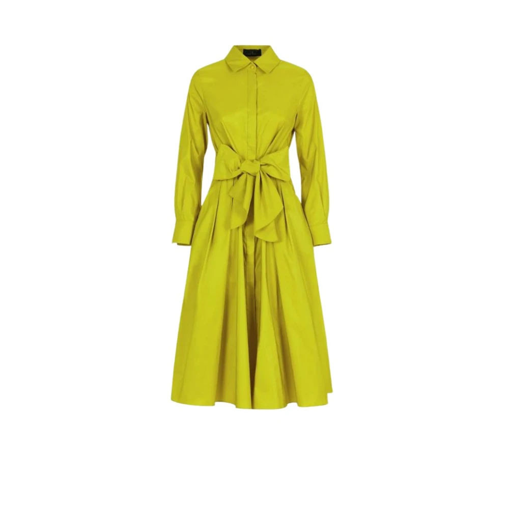 Carolina Herrera Midi Taffeta Overhemdjurk Green Dames