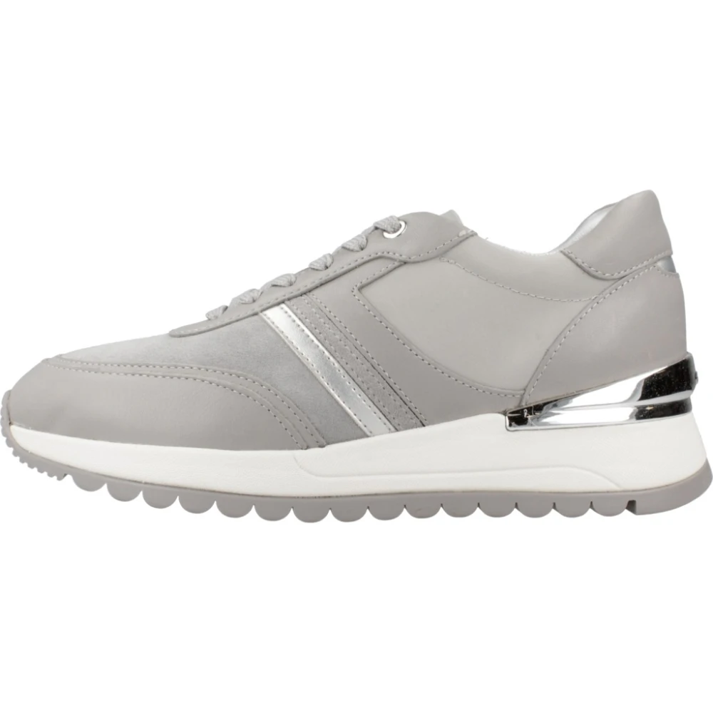 Geox Zapatillas Elegantes Para Uso Diario Shoes Mujer Gris 36 Eu Zapatillas Elegantes Para Uso Diario