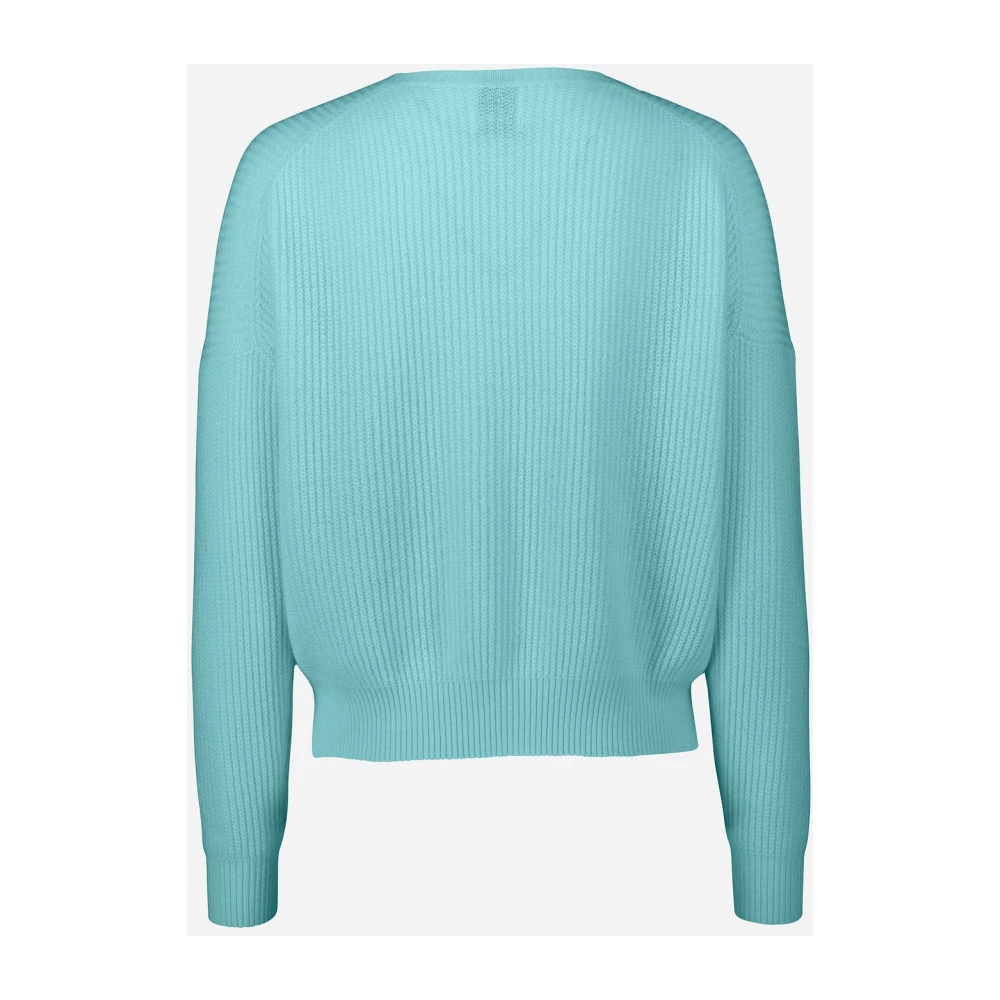 allude Round-neck Knitwear Blue Dames