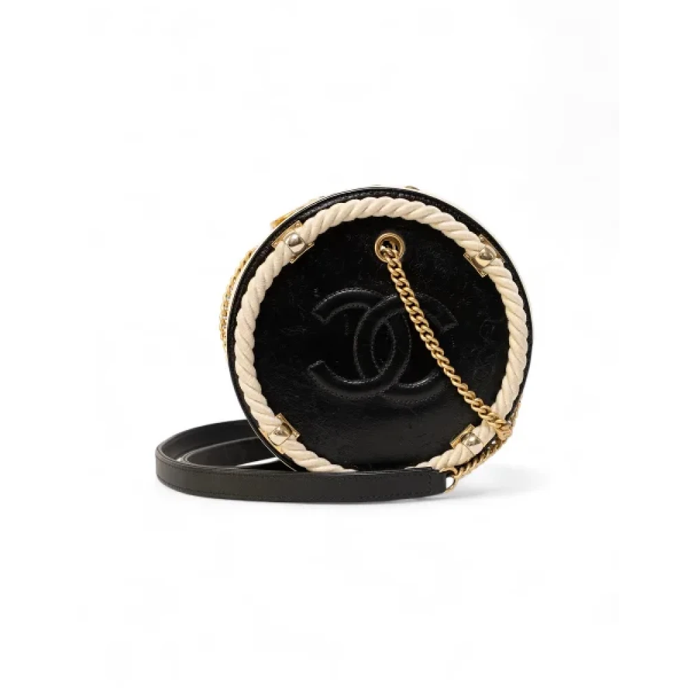 Chanel Vintage Pre-owned Fabric chanel-bags Beige Dames