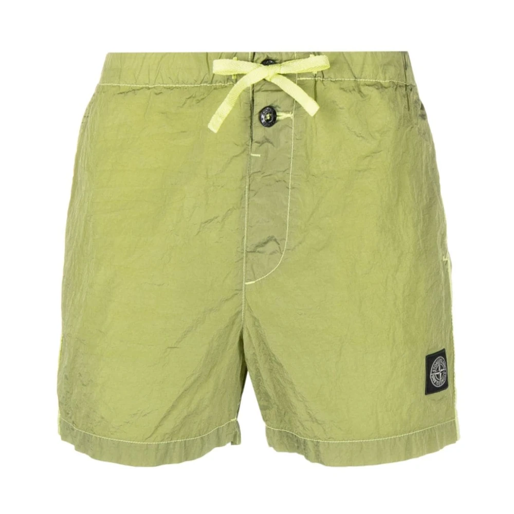 Stone Island Gele Shorts voor Heren Yellow Heren