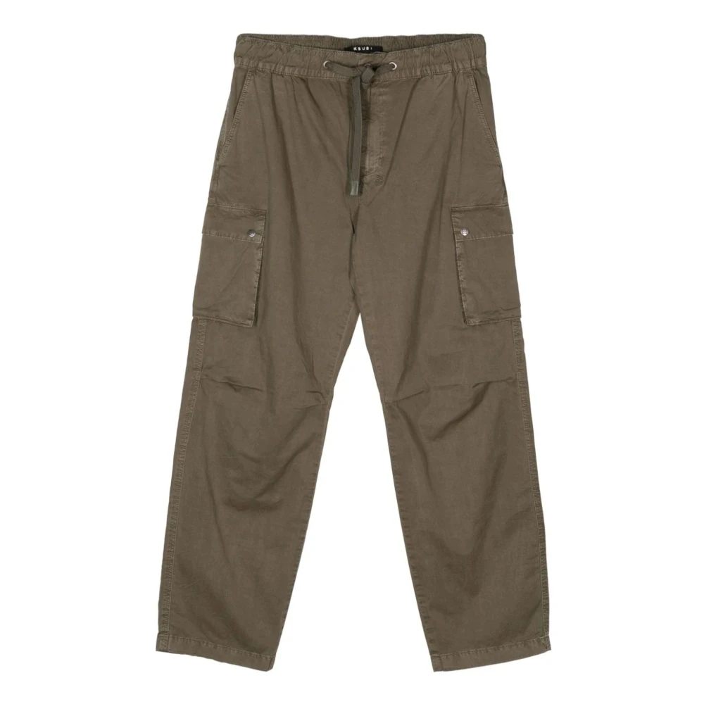 Ksubi Groene Cargo Broek Twill Olijf Green Heren