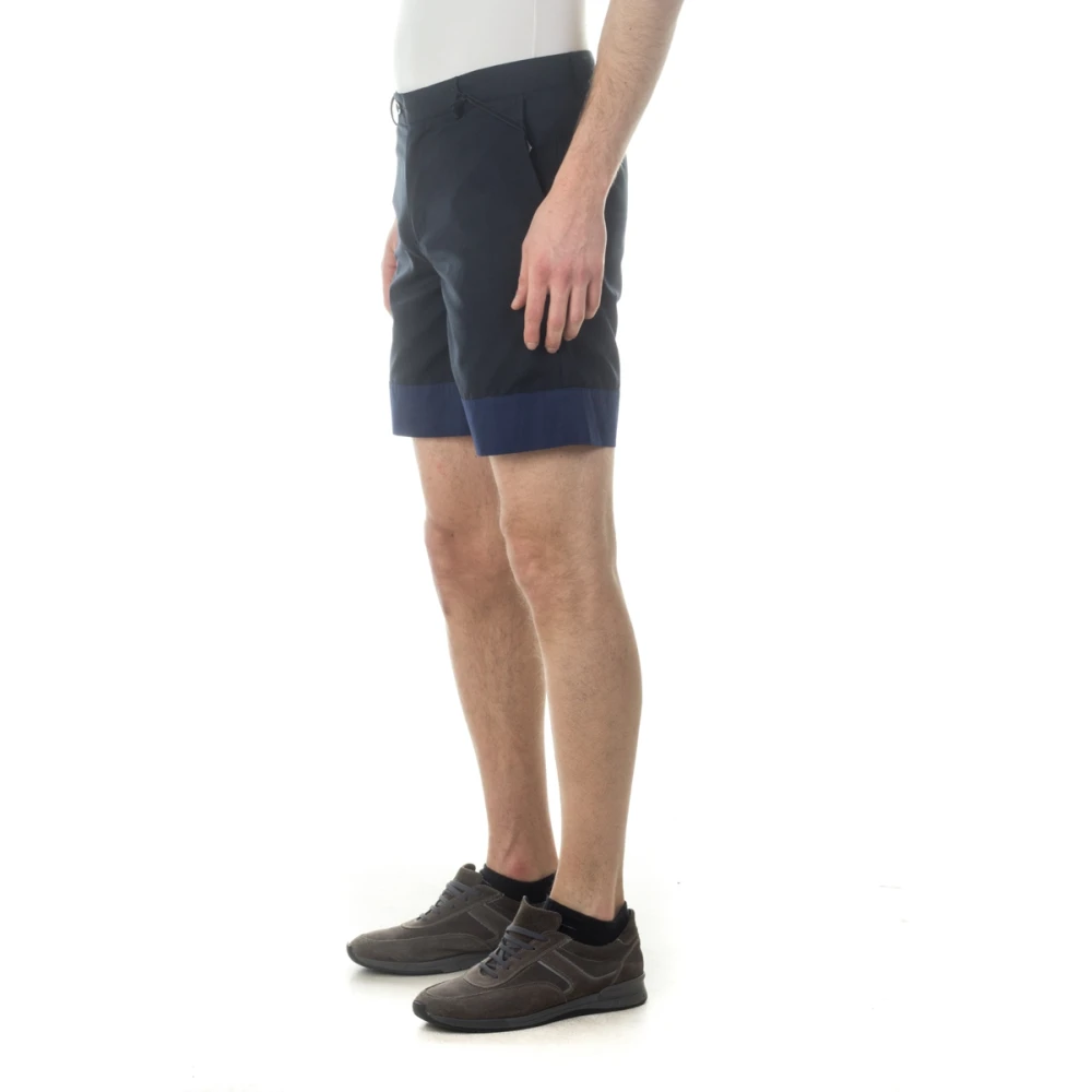 Daniele Alessandrini Zomer Casual Bermuda Shorts Blue Heren