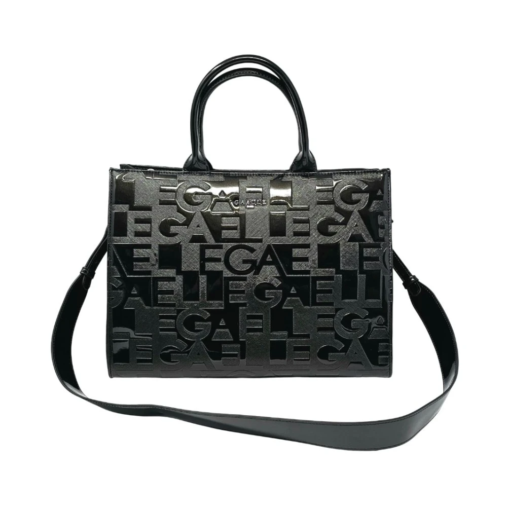 Gaëlle Paris Geëtst Logo Maxi Shopper Zwart Black Dames