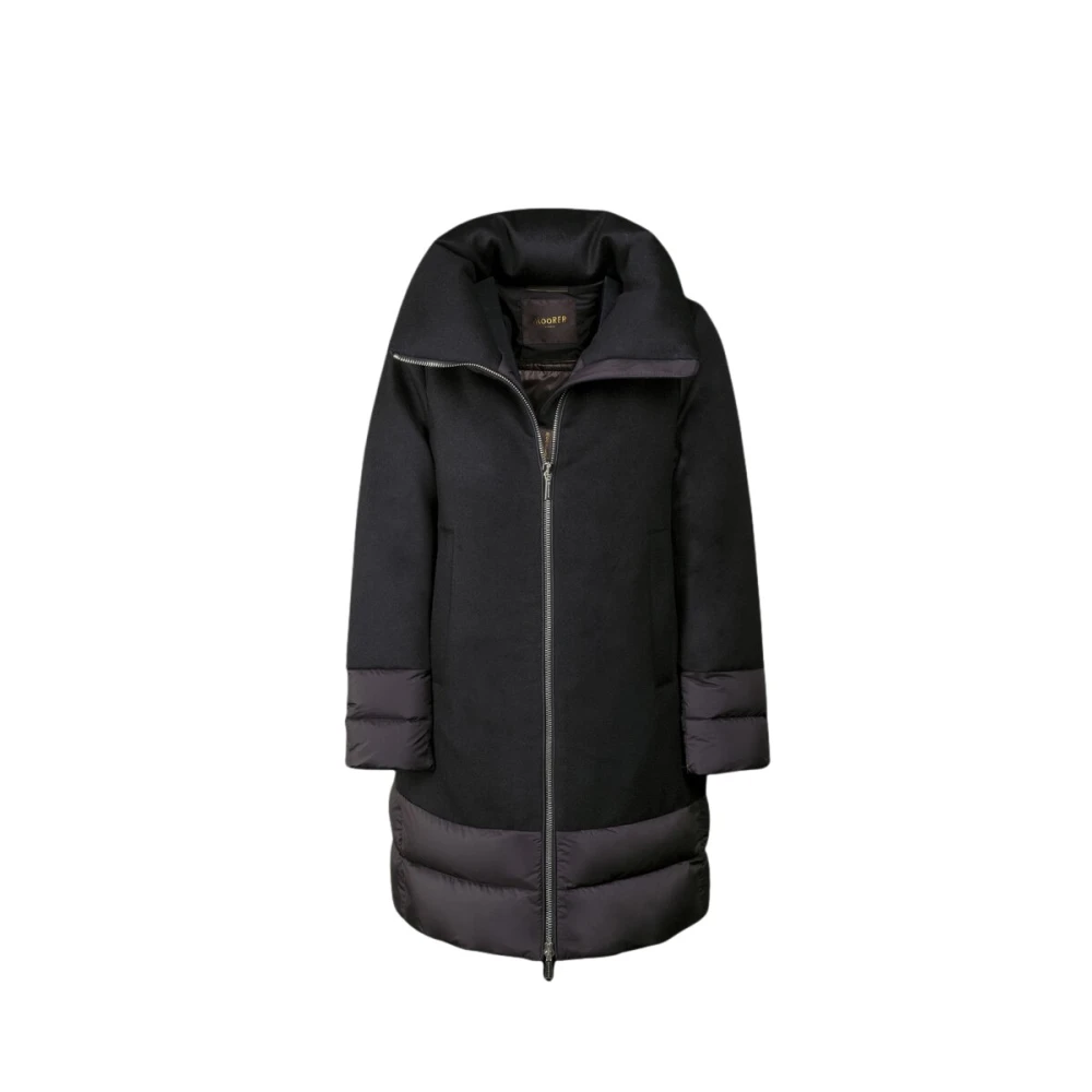 Moorer Women's Black Down Coats, L, Soraya-Le Jacket