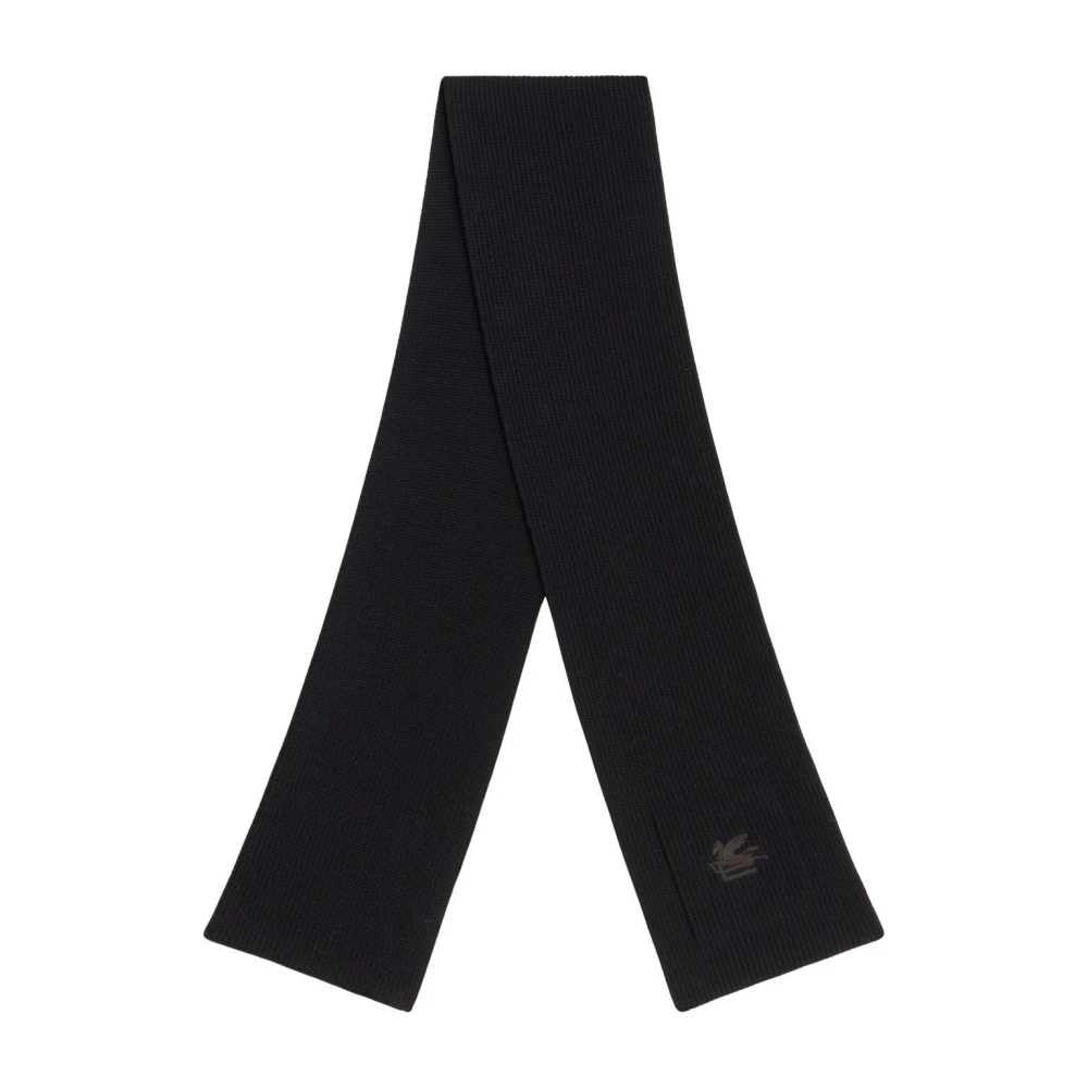 Etro Men's Black Winter Scarf - Winter Scarves - One Size - Accessories