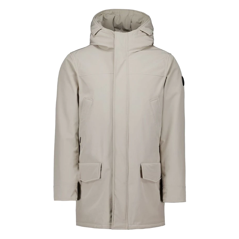 Airforce Sneeuw Parka Jas Frm0393 Brown Heren