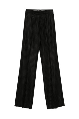 black-front-button-pants