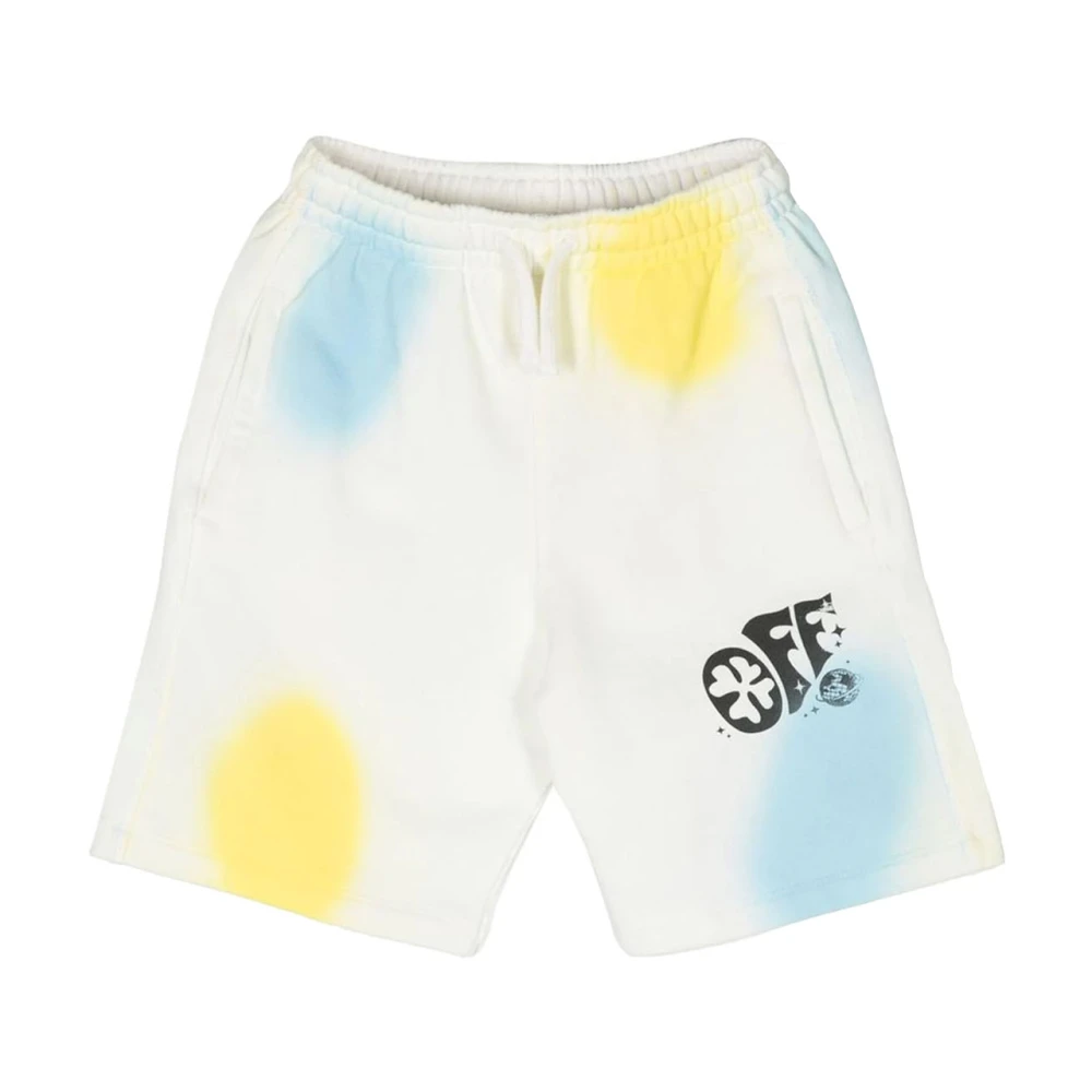 Off White Barn Logo Bermuda Shorts Multicolor, Pojke