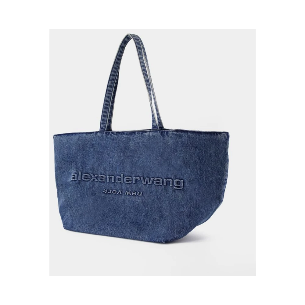alexander wang Blauwe Katoenen Bokszak Blue Dames