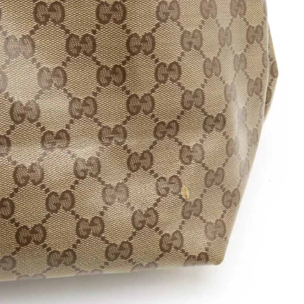 Gucci Vintage Pre-owned Canvas gucci-bags Beige Dames