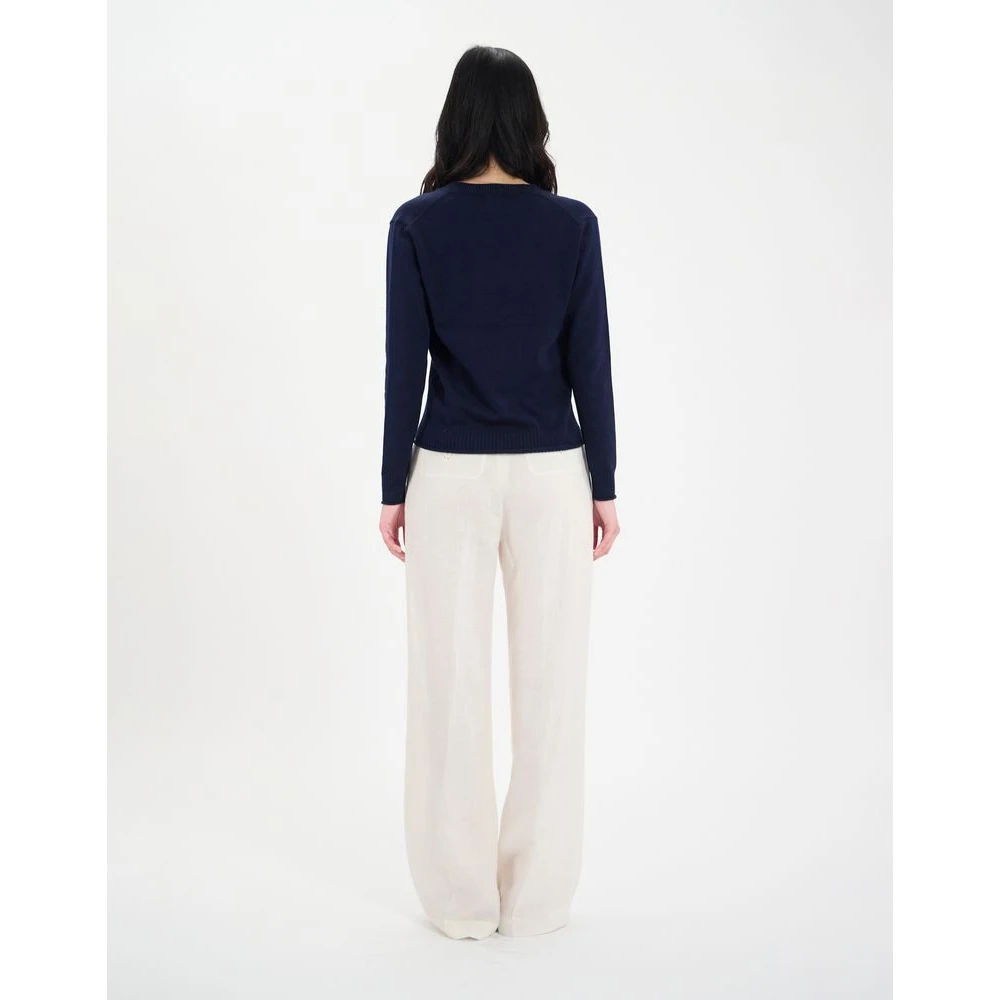 Ines De La Fressange Paris Angelica katoenen trui Blue Dames