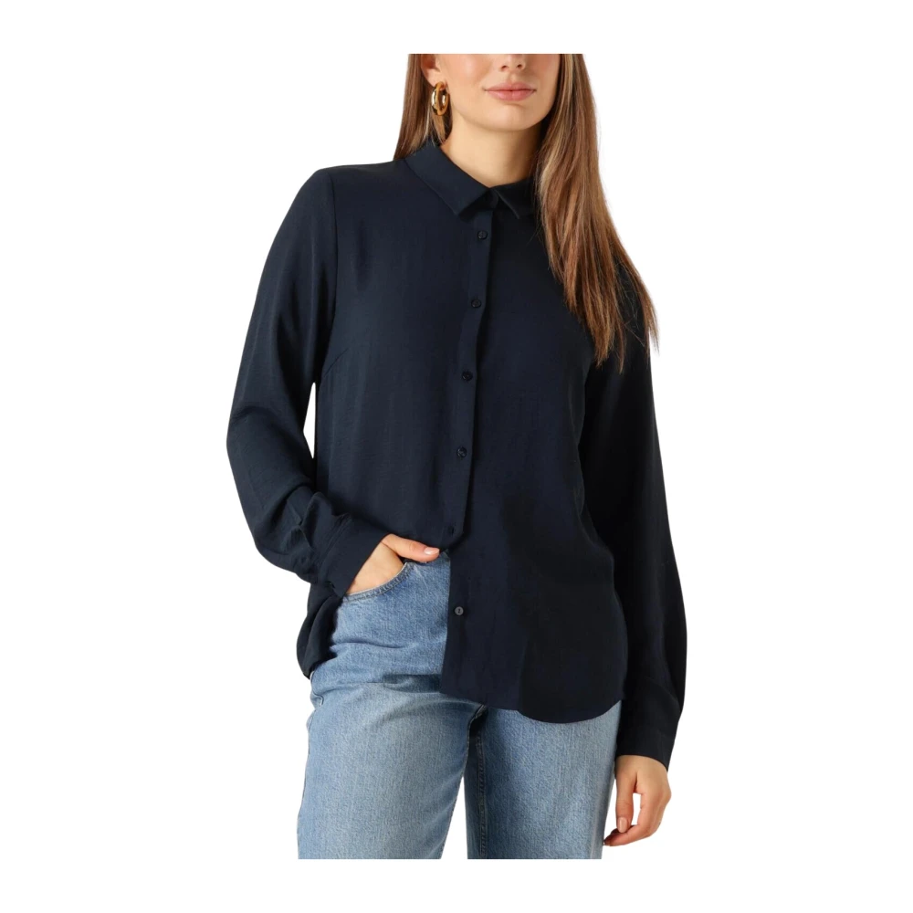 Modström Elegante Navy Blouse voor Vrouwen Blue Dames