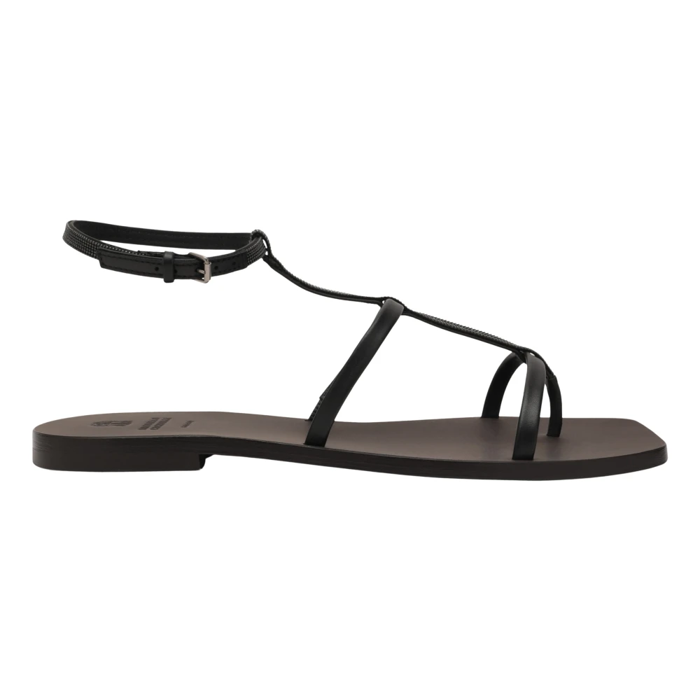 Shoes > Sandals > Flat Sandals - - Brunello Cucinelli - Modalova