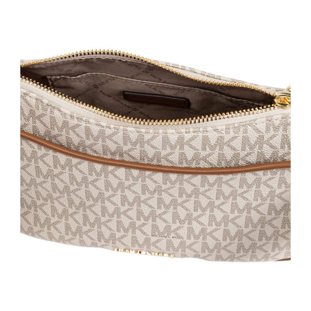 Michael Kors Jet Set Schoudertas Beige Dames