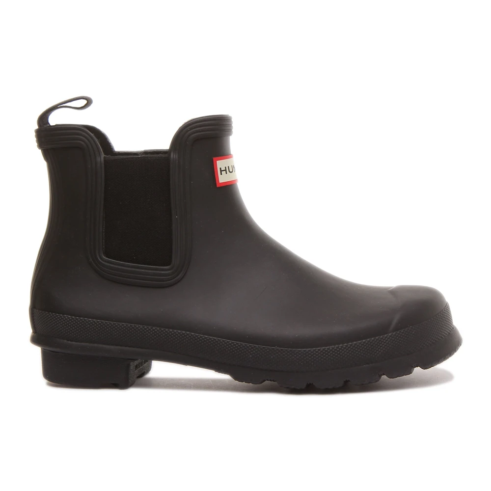 Hunter Original Chelsea Boot i Svart Black, Dam