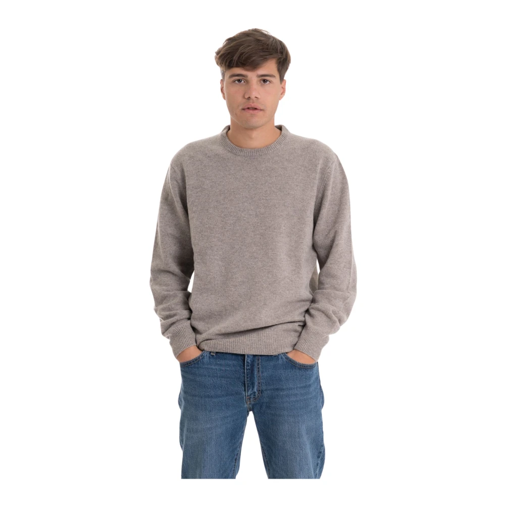 Barbour Heren Patch Pullover Trui Gray Heren