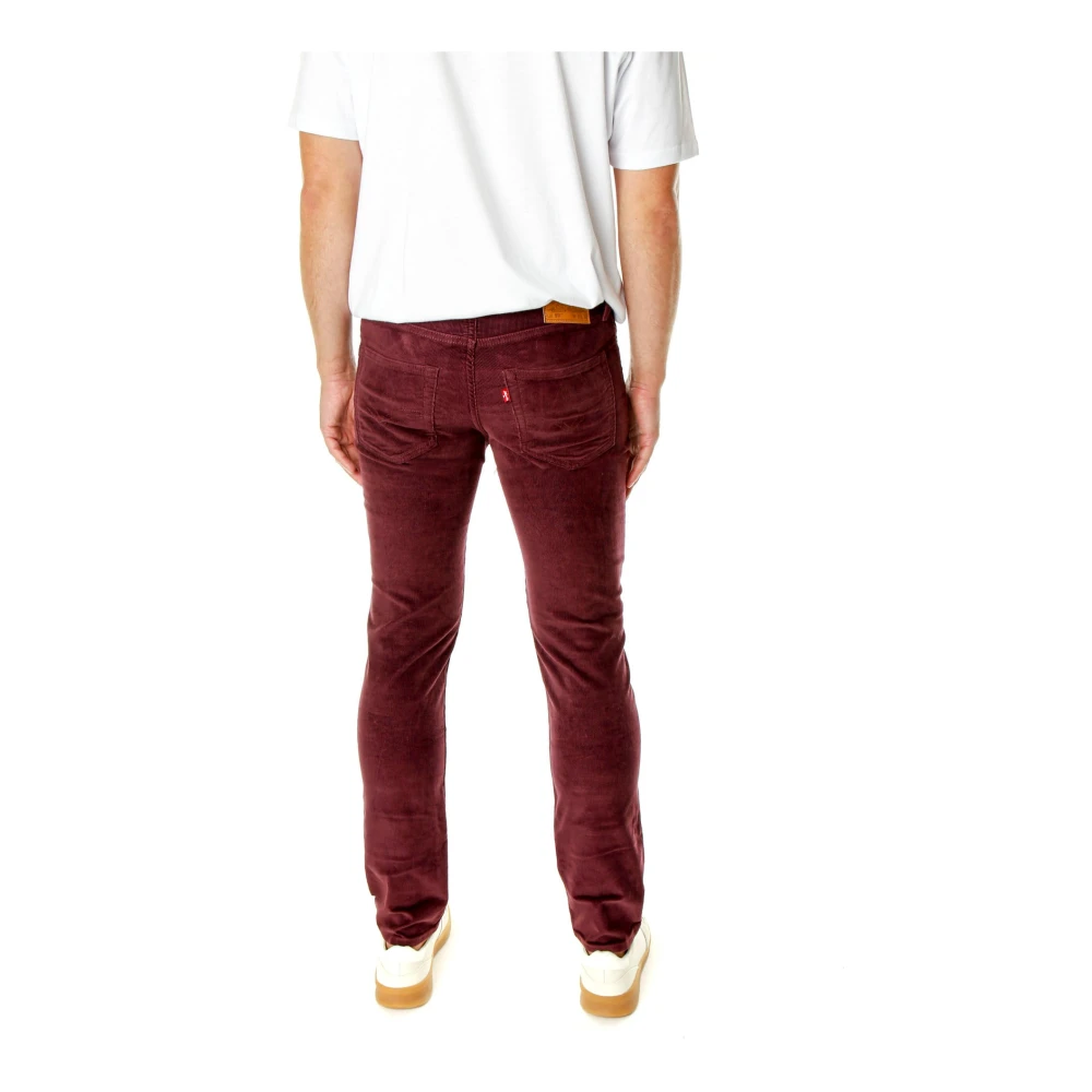 Levi's 511™ Slim Fit Corduroy Broek Purple Heren