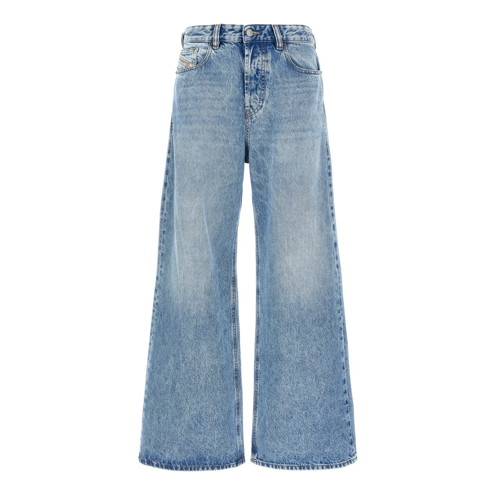 Diesel Women's Blue Wide Jeans, W23, 1996 D-Sire 09I29 Jeans