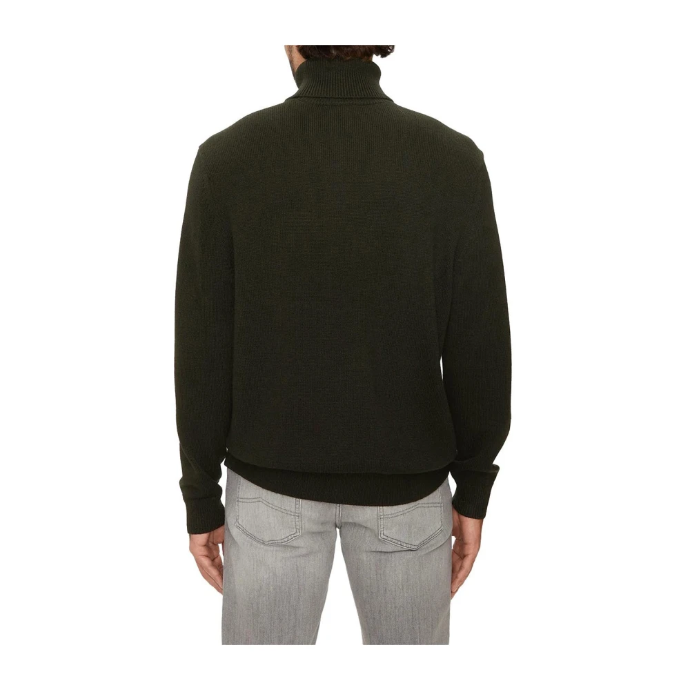 Emporio Armani Groene Jurken Dolcevita Pullover Basic Green Heren